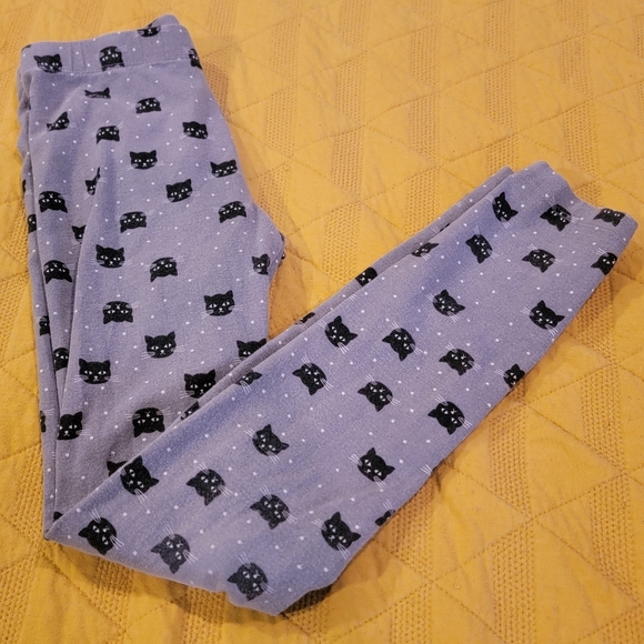 Girl's leggings. Black Cat themed - Picture 1 of 7